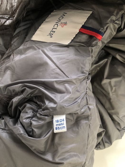 Комбинезон Moncler оригинал, пух, 18-24 мес