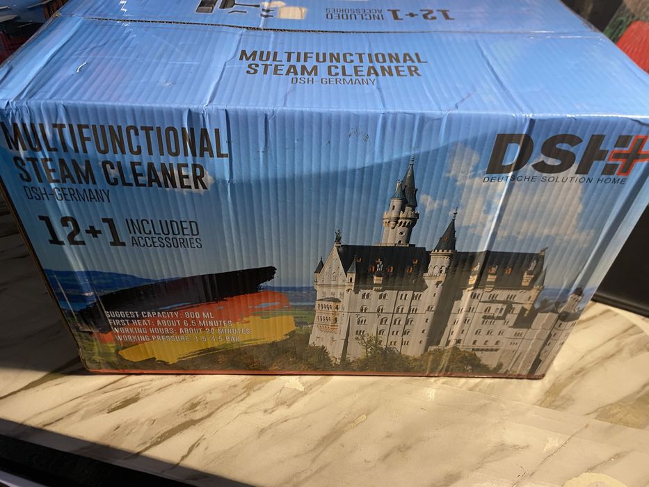 Steam Cleaner Multifuncțional DSH Germany cu 12+1 Accesorii – Curățenie Eficientă și Versatilă