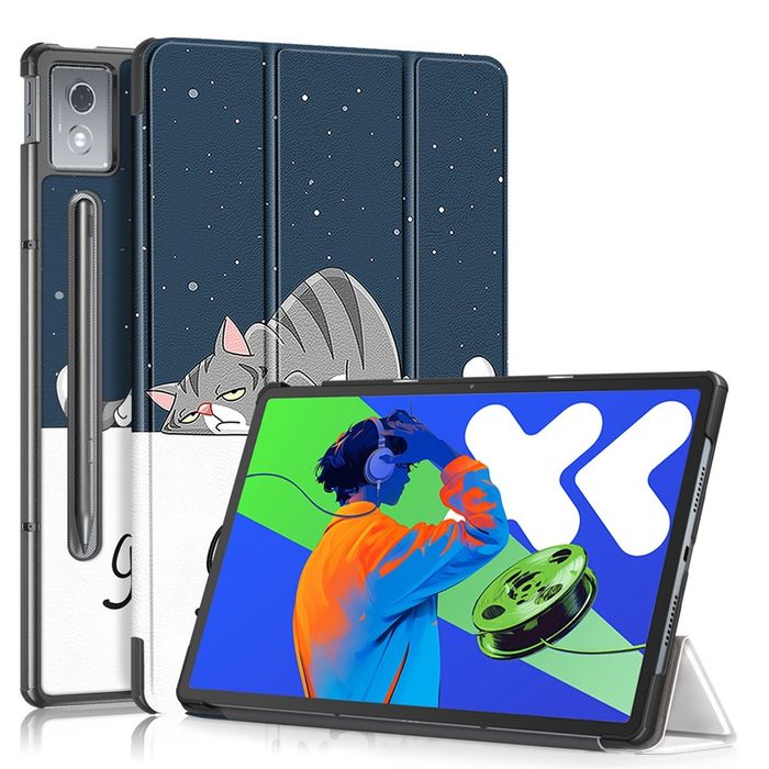 Lenovo Idea Tab 11 / Pro 12.7 / Plus 12.1 /Кожен смарт калъф за таблет