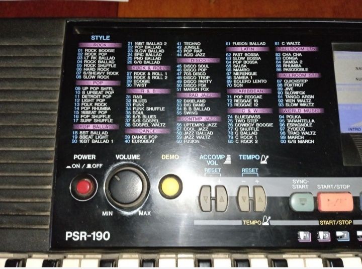 Синтезатор Ямаха