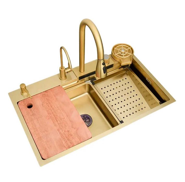 LICHIDARE Chiuveta bucatarie Gold multifunctii 75x45 Transport Gratuit