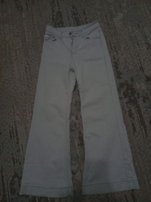 широкий белая джинсы