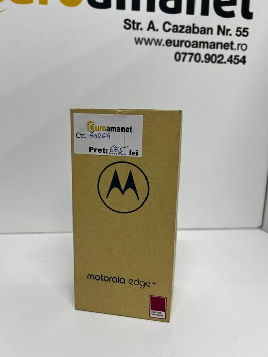Telefon mobil Motorola Edge 40, Dual SIM, 8GB RAM, 256GB -I-