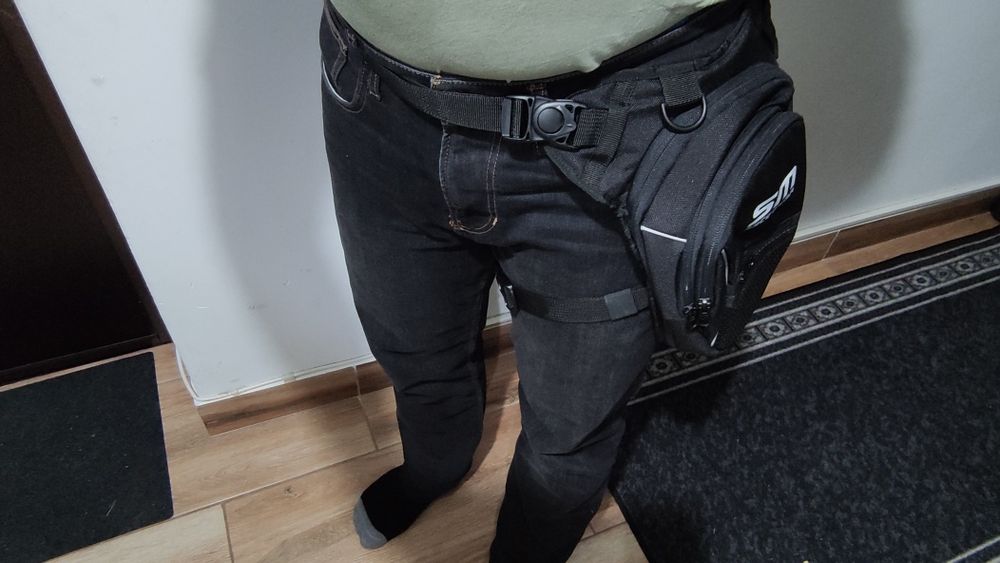 Borseta / geanta moto de picior SM, NOUA!!!