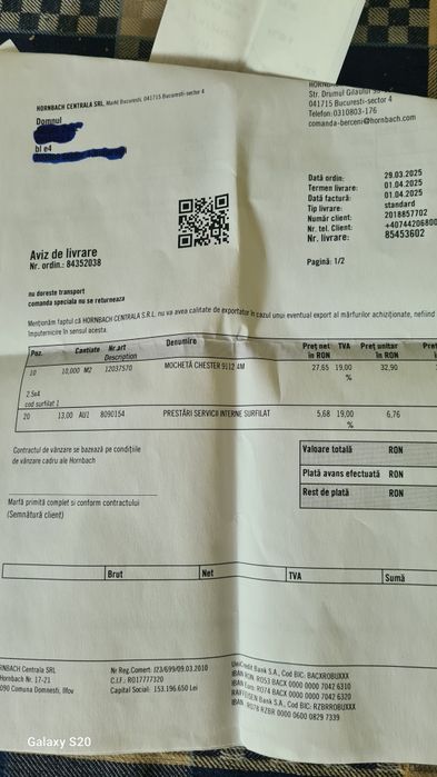 Mocheta nouă Hornbach