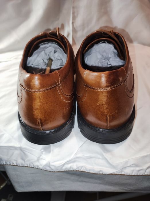 Удобни мъжки обувки от естествена кожа Rockport By Adidas №46 1/2