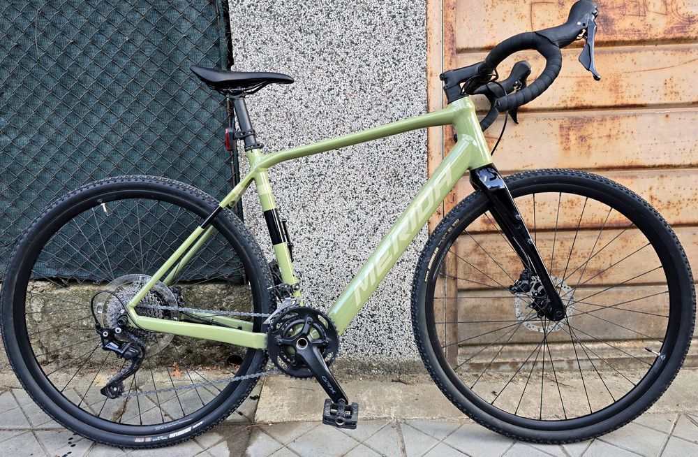 Като нов Merida eSILEX 400 Електрически Гравел велосипед Без забележки 2х10 GRX Shimano 2026г. Алуминиев