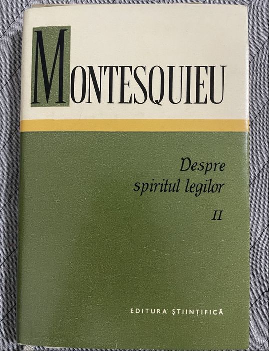 Montesquieu despre spiritul legilor 2