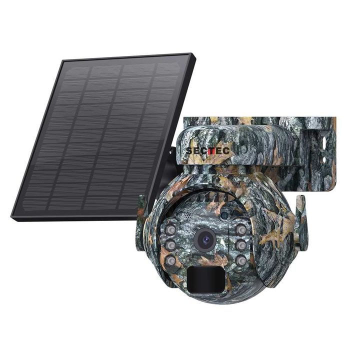 Соларна PTZ камера 3MP SECTEC Camouflage 4G SIM