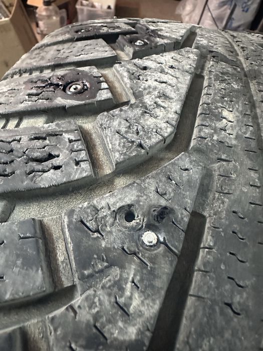 Шипование авто шин