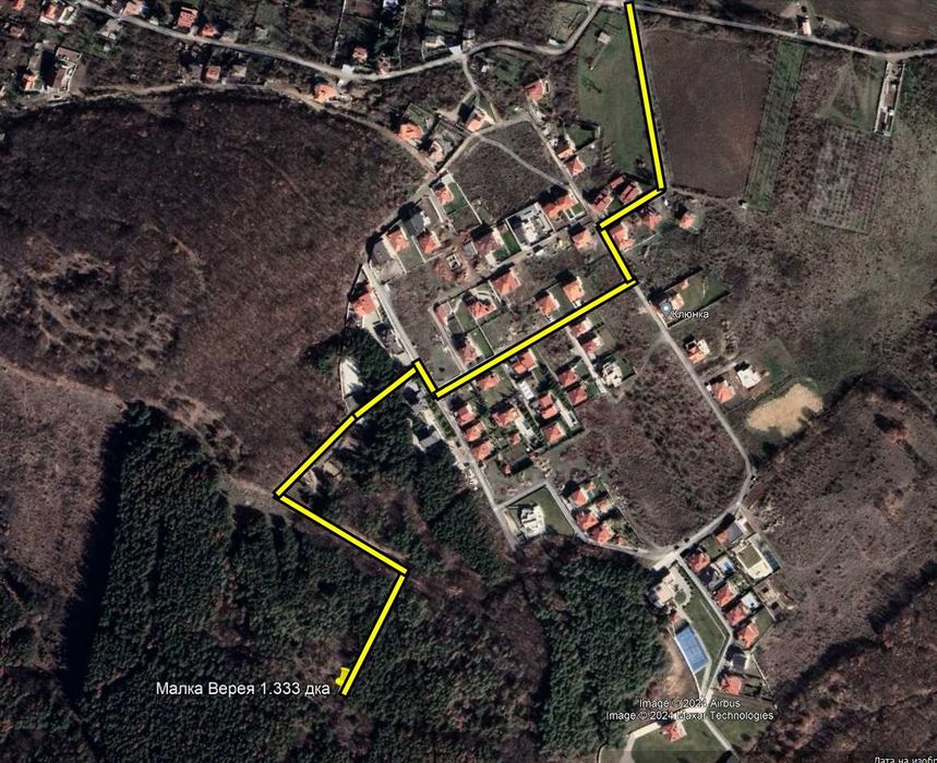 Продава се Парцел в с. Малка Верея, Област Стара Загора - 1333 кв.м за 4 €/кв.м - Снимка #13