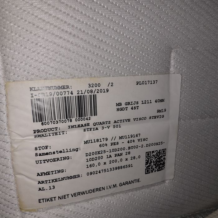 Saltea Inlease quartz active visco solid 28 inaltime