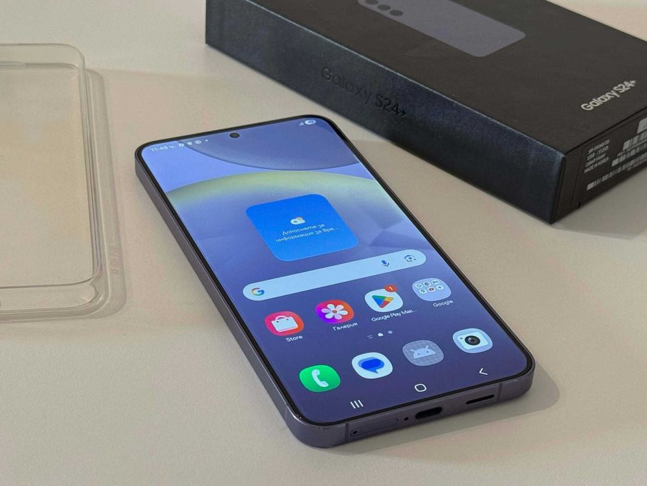 Бартер! Kато НОВ! Samsung Galaxy S24+ Plus 512/12GB Cobalt Violet (Лилав)