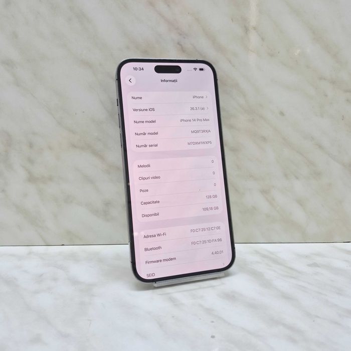 iPhone 14 PRO MAX 128gb Baterie 82% ZEUS Amanet Militari 35340