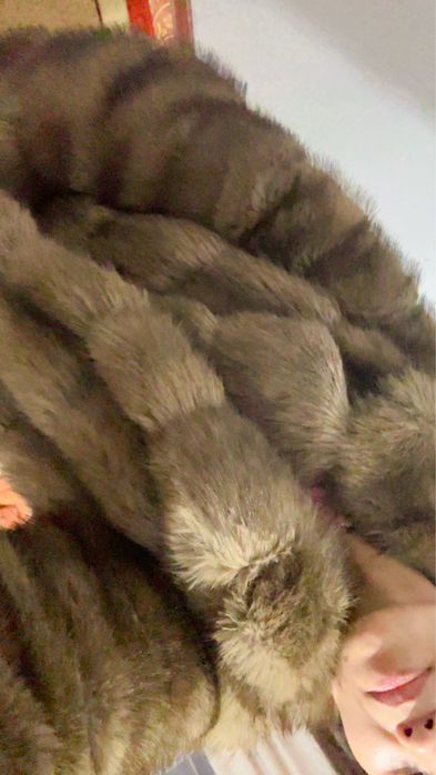 Шуба зимные теплые