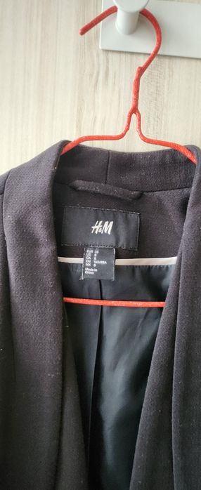 Сако черно вталено