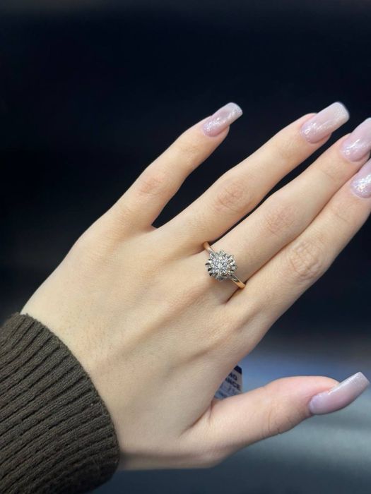 Золото 585  Кольцо Масса: 1,24