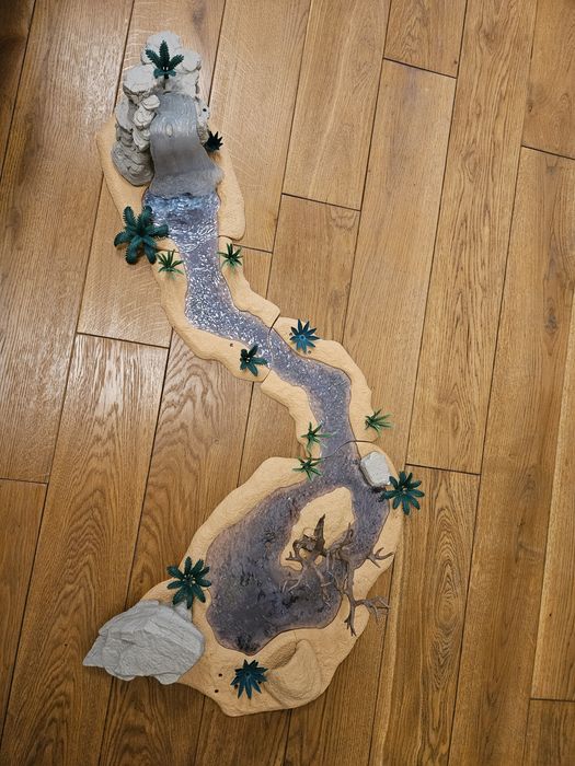 Schleich Диви животни водопад и река