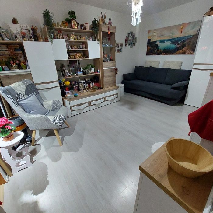 Garsoniera utilata si mobilata