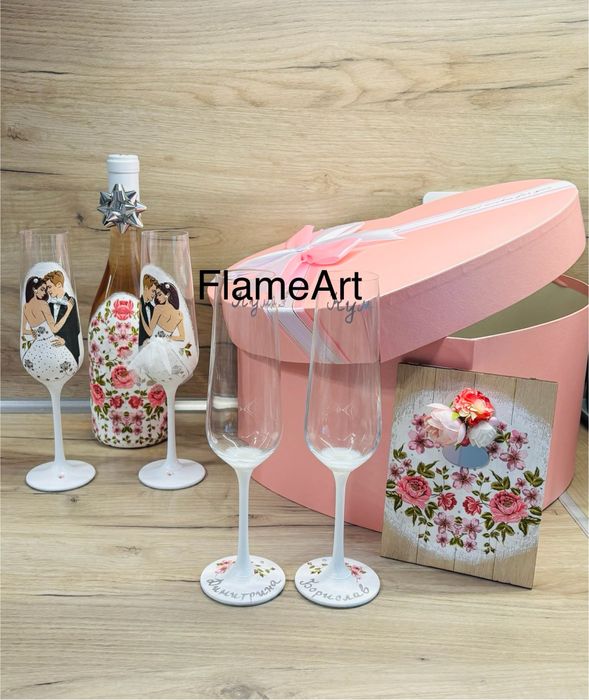 Сватбени чаши и комплекти