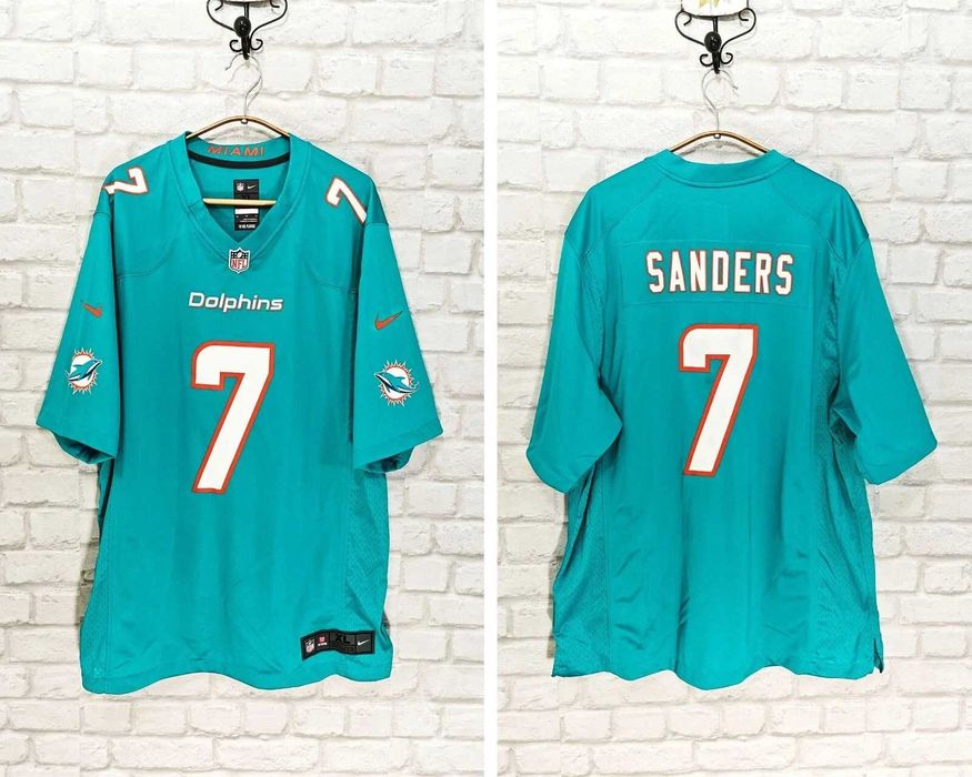 Miami Dolphins Rugby Nike NFL Jersey #7 Sanders мъжка тениска размер XL