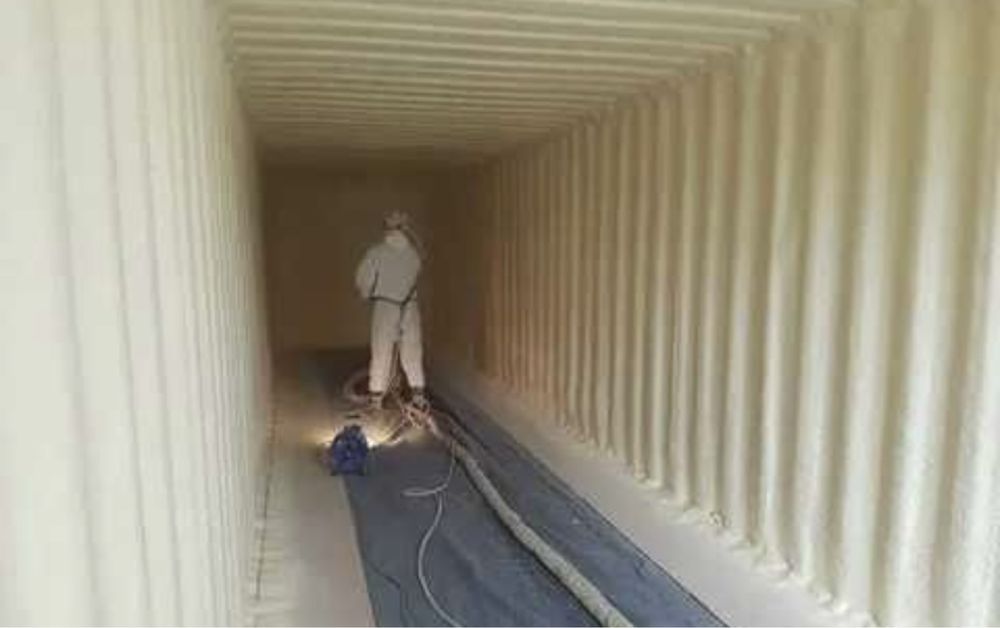 Утепление пеной ППУ