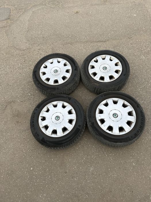 Roti 195/65/15 skoda ,seat,mercedes,vw, jante cauciucuri m+s