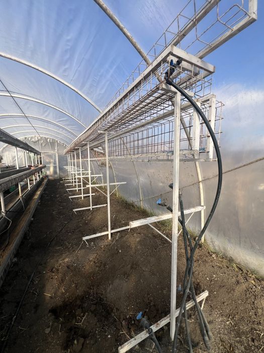 Structura metalica cu ghivece