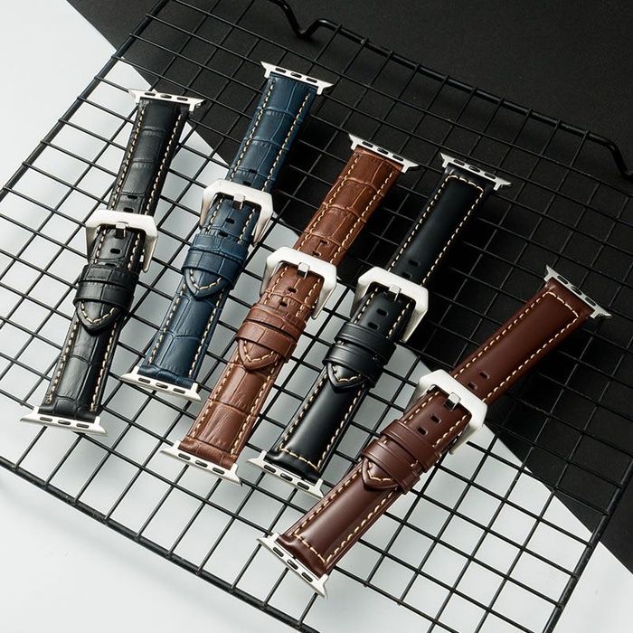 Висок клас кожени каишки за часовници 22мм