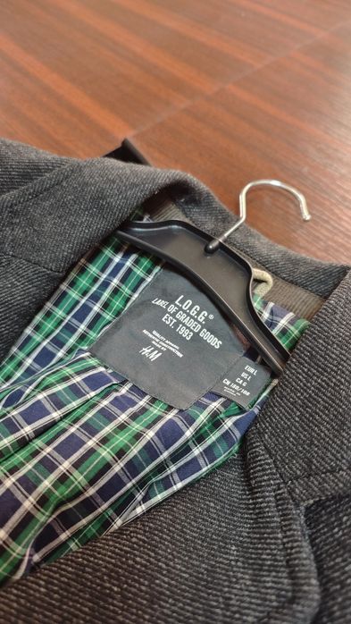 Sacou casual H&M, amestec lana, nou