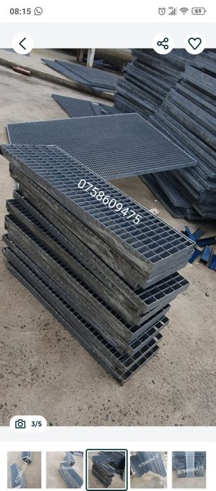 Grilaje zincate 64x130