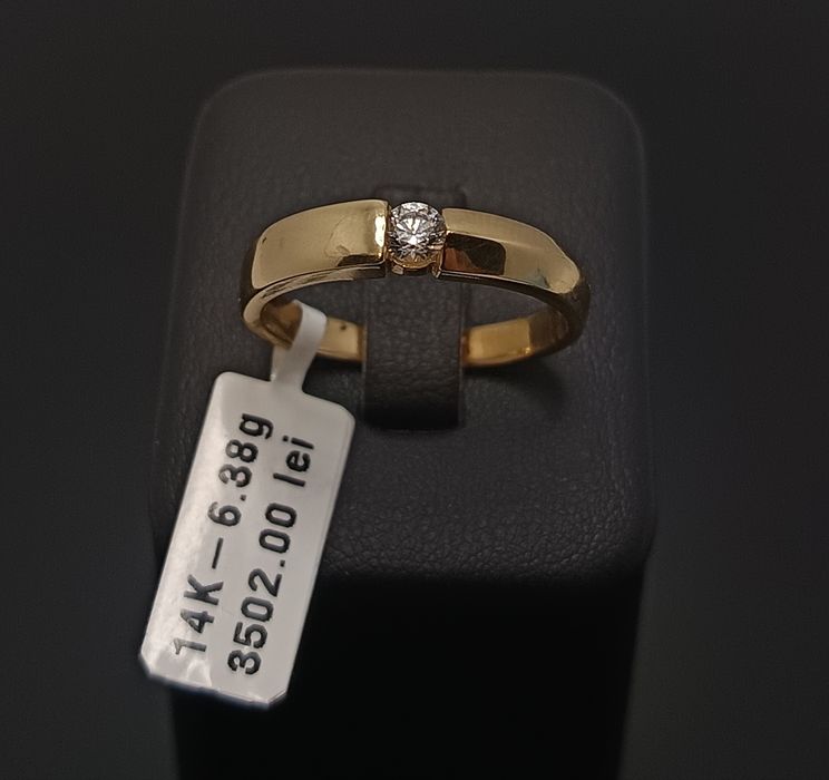 Bijuteria Royal inel din aur 14k 6.38 gr