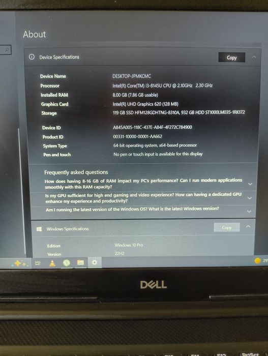 Dell Vostro 3580