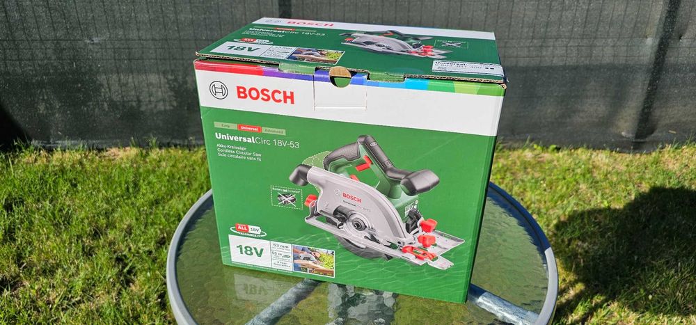 Fierăstrău circular de mână Bosch UniversalCirc18V-53 + acumulator 18v
