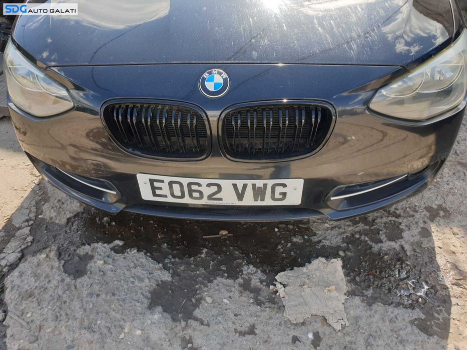 Bara Spoiler Fata Completa cu Grile Proiectoare BMW Seria 1 F20 F21 2011 - 2015 Culoare 475 Black Sapphire Metallic [C7442]