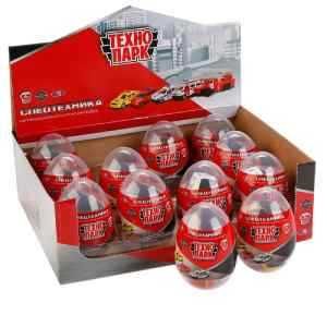 Машина игрушечная Технопарк "Спецтранспорт", металл., ассорти, в яйце