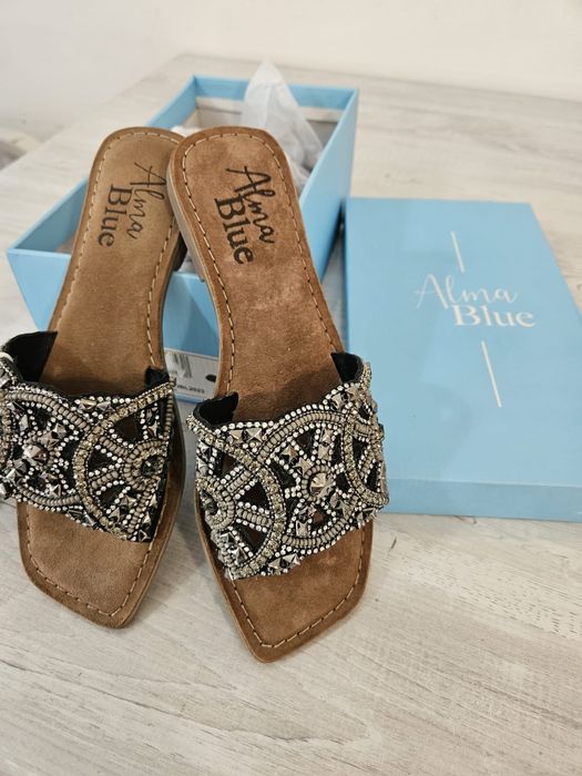 Sandale Alma En Pane,Mărime 38,Piele