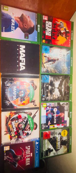 Xbox One 500GB Controller Roșu + jocuri separat!