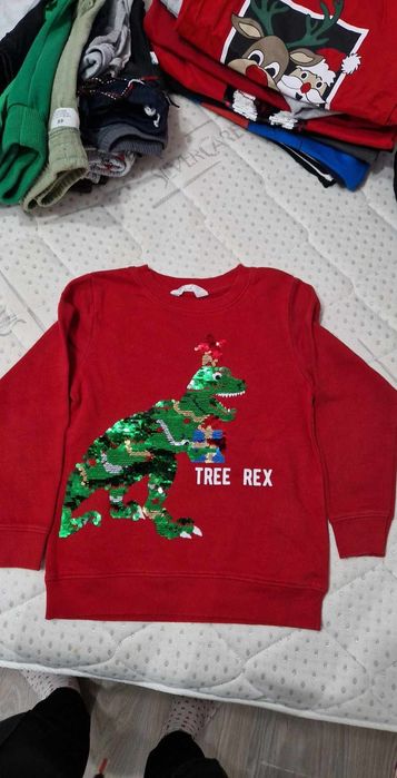 4 броя Комплект Блузи H&M,LC WAIKIKI,ADIDAS 5-6 год.