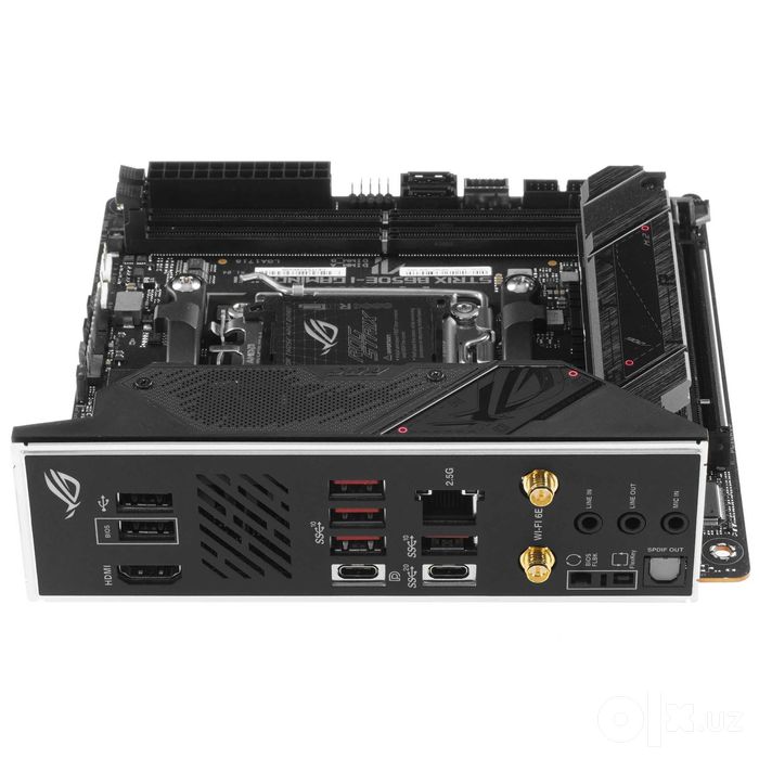 - Материнская плата MB Asus AMD AM5 ROG Strix B650E-I Gaming WiFi DDR5