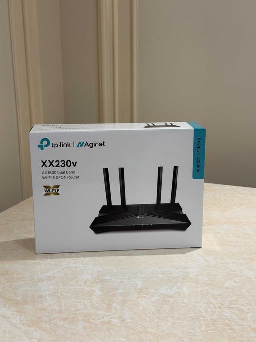 TP-Link Aginet XX230v (AX1800) – Wi-Fi 6 GPON роутер. Как новый!