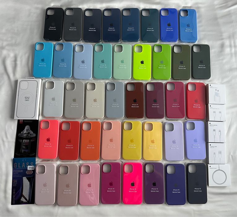 Husa din silicon cu catifea pe interior iPhone 12 13 14 15 16 17 Air