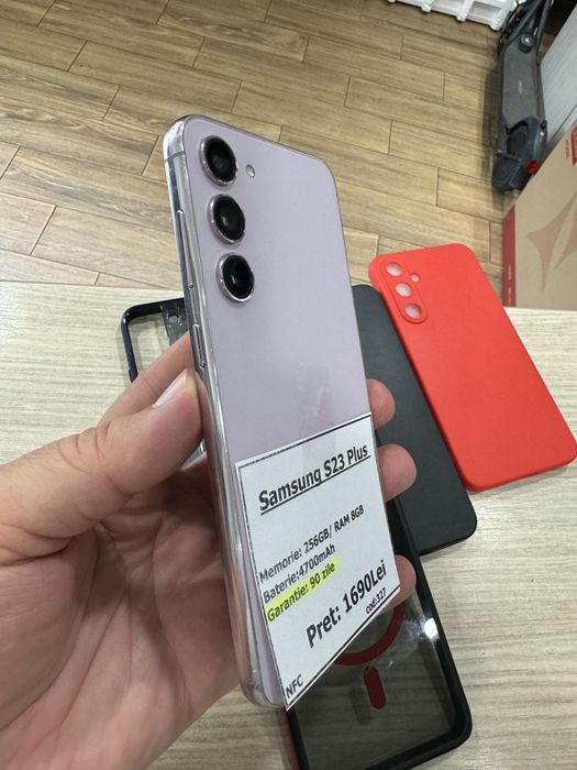 Samsung S23 Plus 256gb pink + huse cadou