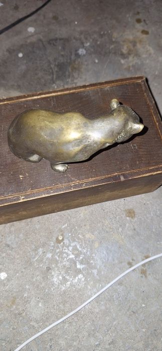Statueta  urs din bronz