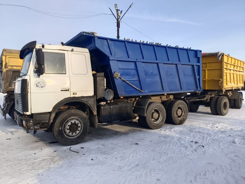 Маз зерновоз с прицепом продам