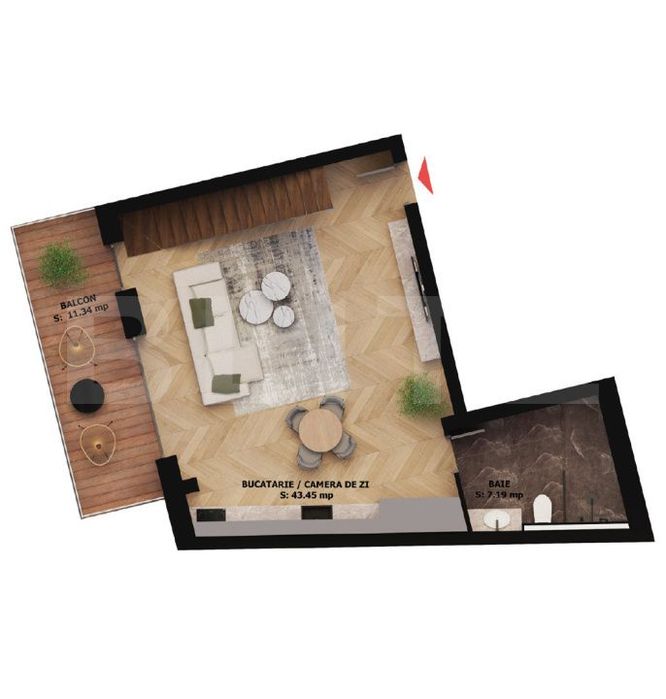 Apartament 2 camere modern | 2 bai | EAS Residence — fotografia 1