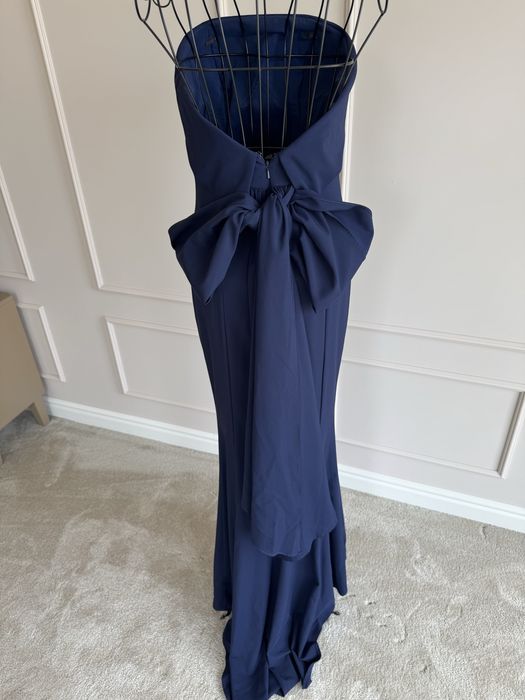 Тъмно синя Бална / официална рокля
