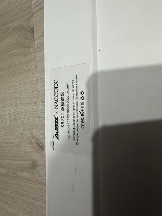 Клавиатура Ajjaz k870t в отличном состояние