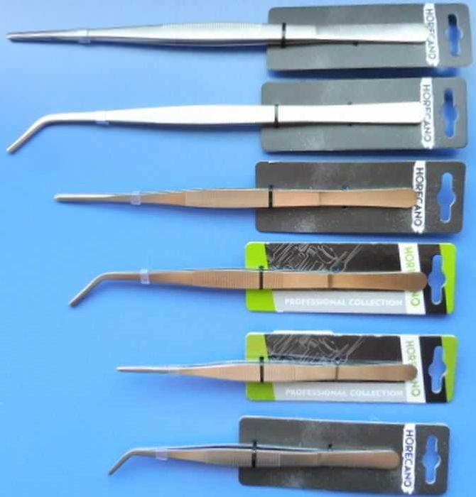 Пинсети Готварски /Технически, големи, здрави, 6 размера, 2 вида