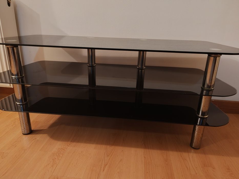 Masa sticlă neagră